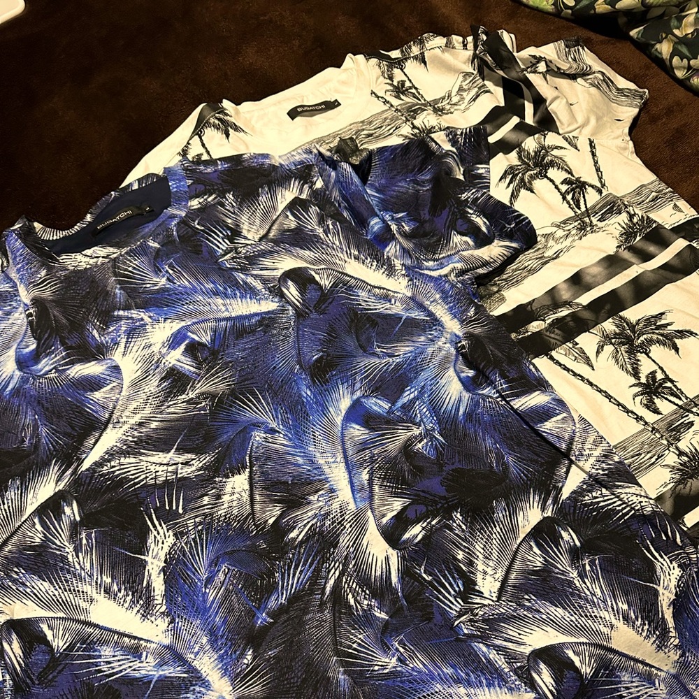 Lot of 2 Bugatchi shirts, size Large
